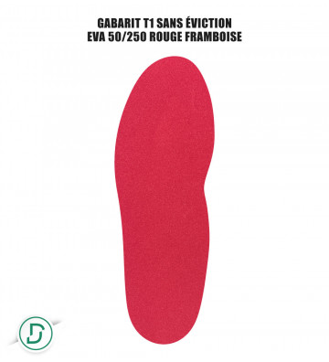 Gabarit T1 sans éviction EVA (lot de 5 paires)