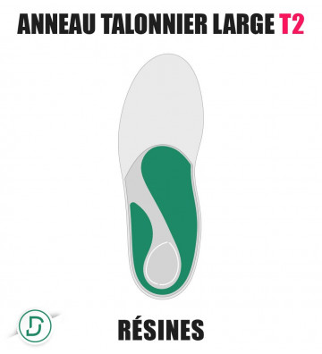 Anneau Talonnier Large T2 résines (lot de 5 paires)