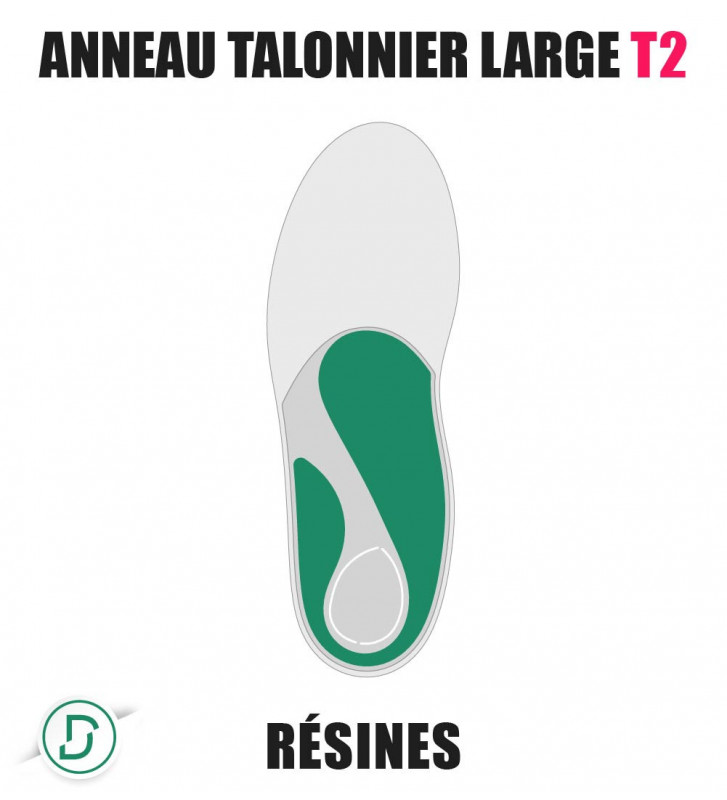 Anneau Talonnier Large T2 résines (lot de 5 paires)