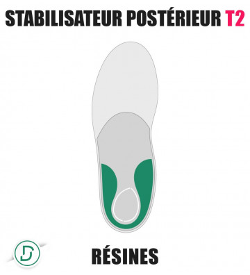 Stabilisateur Postérieur T2 résines (lot de 5 paires)