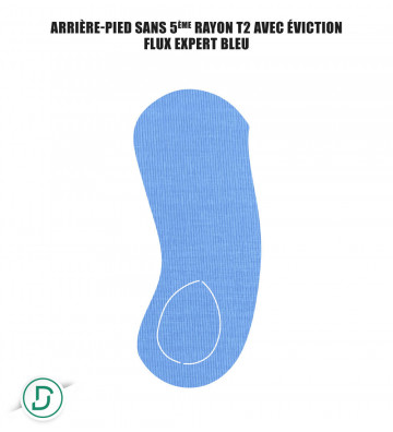 Arrière-pied sans 5ème rayon T2 avec éviction résines (lot de 5 paires)