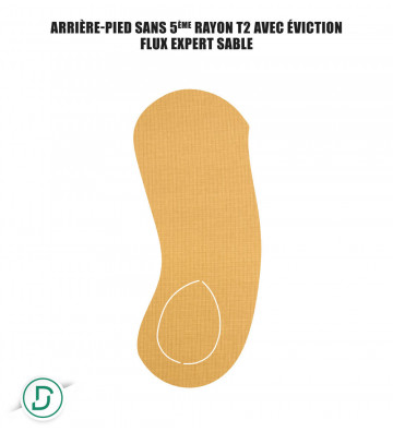 Arrière-pied sans 5ème rayon T2 avec éviction résines (lot de 5 paires)