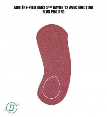 Arrière-pied sans 5ème rayon T2 avec éviction résines (lot de 5 paires)