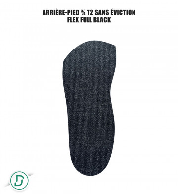 Arrière-pied ¾ T2 résine sans éviction (lot de 5 paires)