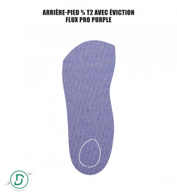 Arrière-pied ¾ T2 avec éviction résines (lot de 5 paires)