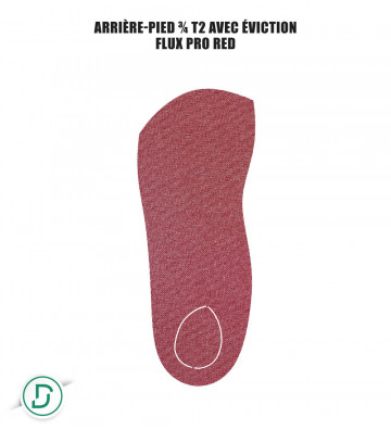 Arrière-pied ¾ T2 avec éviction résines (lot de 5 paires)