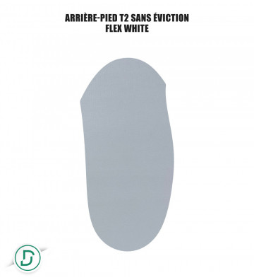 Arrière-pied T2 résine sans éviction (lot de 5 paires)