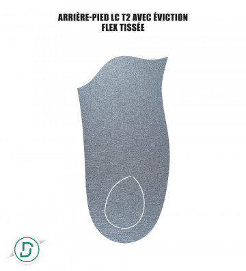 Arrière-pied LC T2 résine avec éviction (lot de 5 paires)