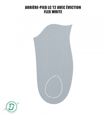 Arrière-pied LC T2 avec éviction résines (lot de 5 paires)