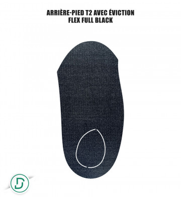 Arrière-pied T2 résine avec éviction (lot de 5 paires)