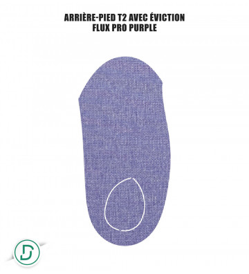 Arrière-pied T2 résine avec éviction (lot de 5 paires)