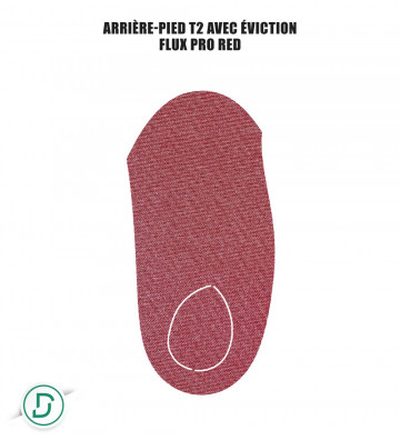 Arrière-pied T2 résine avec éviction (lot de 5 paires)