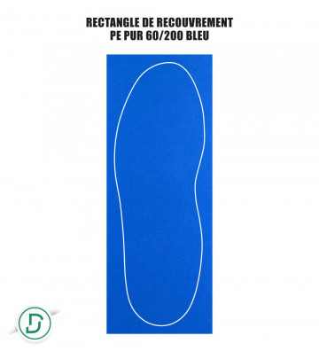 Rectangle de recouvrement PE (lot de 5 paires)