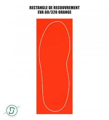 Rectangle de recouvrement EVA (lot de 5 paires)