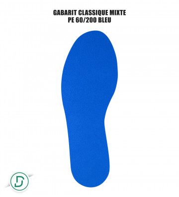 Gabarit classique mixte mousses (lot de 5 paires)