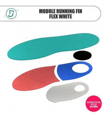 Module Running Fin Flex White