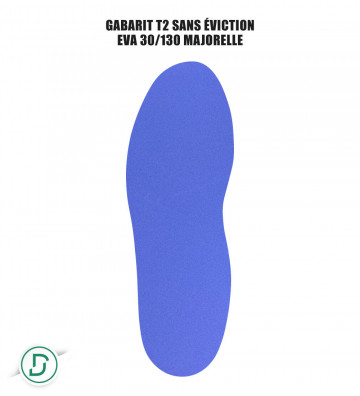 Gabarit T2 sans éviction EVA (lot de 5 paires)