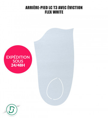 Arrière-pied LC T3 avec éviction résines (lot de 5 paires)