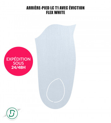 Arrière-pied LC T1 avec éviction résines (lot de 5 paires)