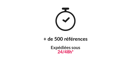 + de 500 références